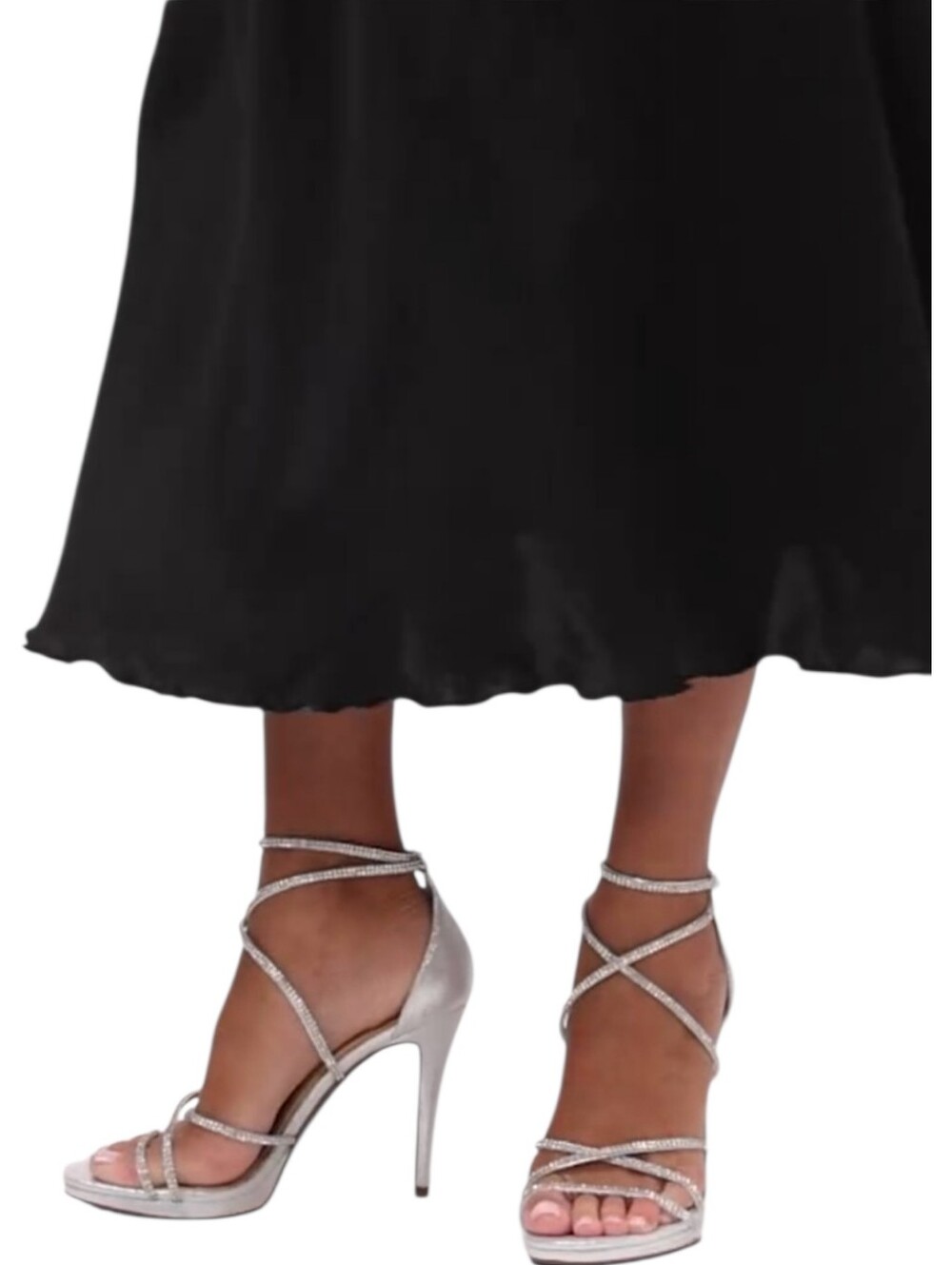 Jessica Simpson Jaeya Strappy Stilettos With Crystals Size 12M